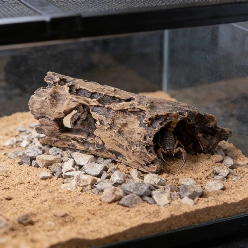 Textured Cement Reptile Hideout